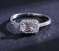 Zara Zircon Cocktail Ring — side profile of band, House of Ugarit