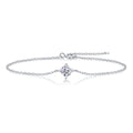 Soleil Moissanite Chain Bracelet — cross-linked moissanite chain bracelet, House of Ugarit