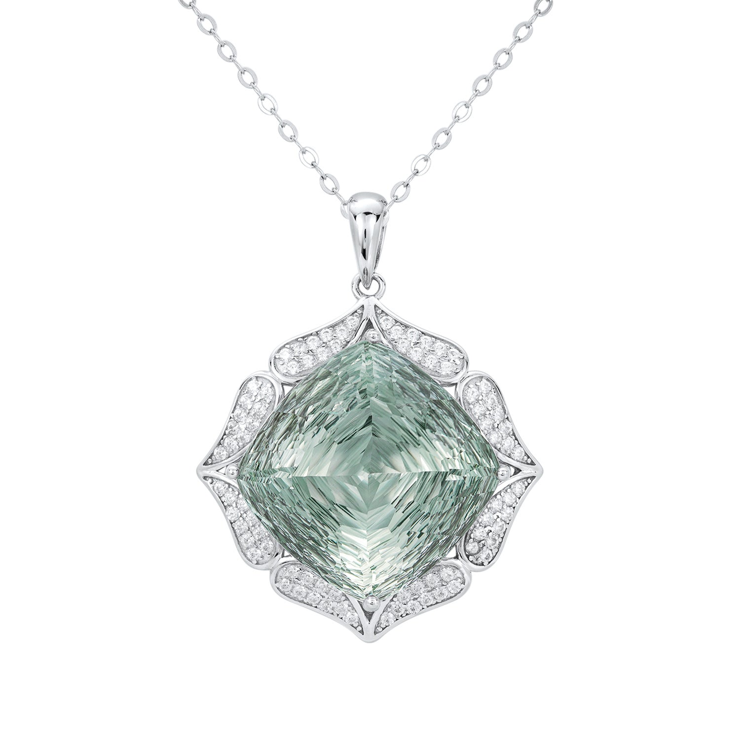 Emerald Isle Luxury Pendant Necklace — emerald-green pendant necklace, House of Ugarit