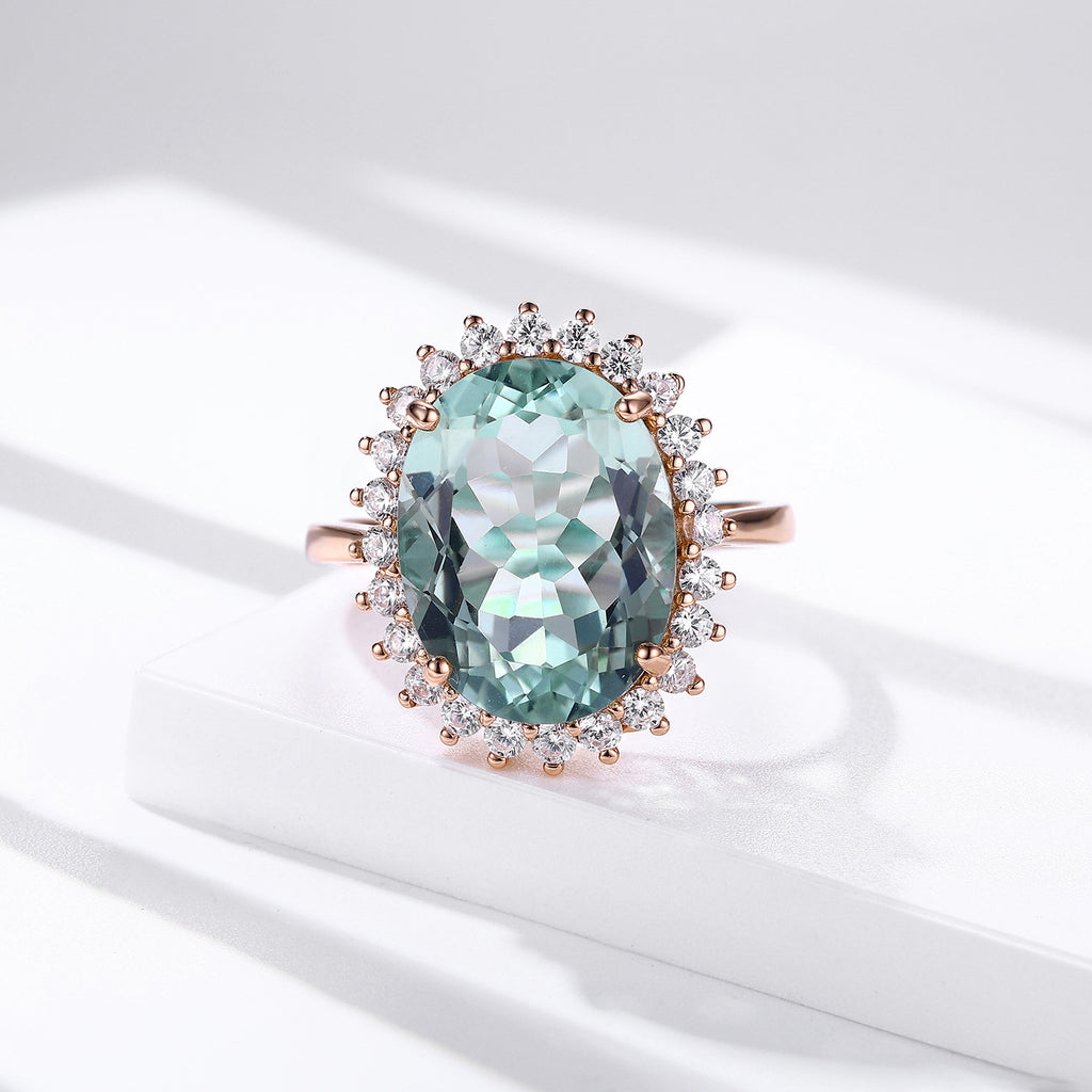 Jade Sovereign Wedding Ring — top view of jade setting, House of Ugarit