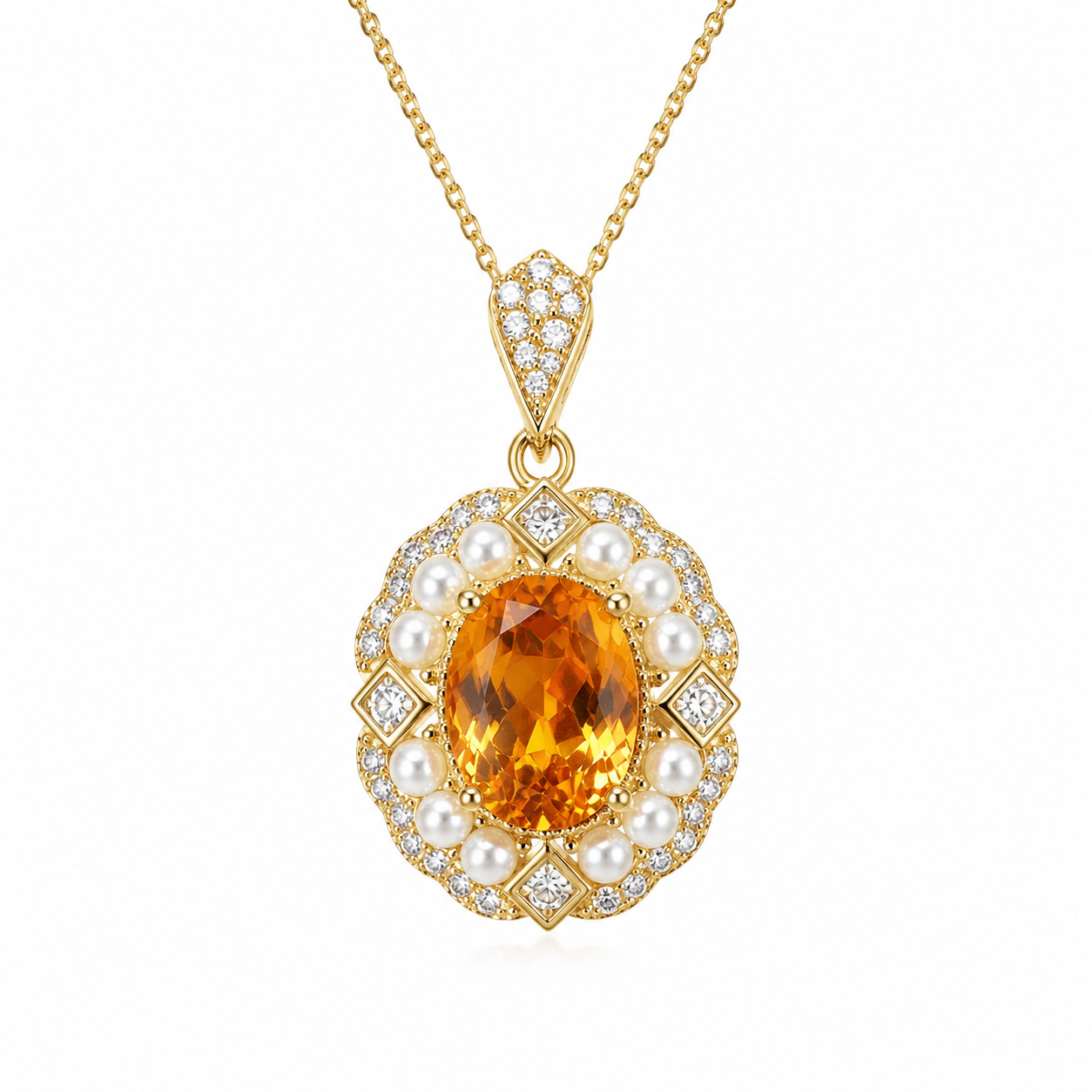 Citrine Sol Jewelry Set