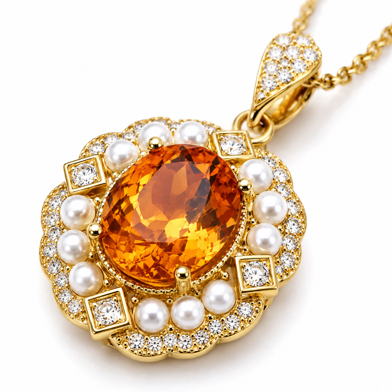 Citrine Sol Jewelry Set