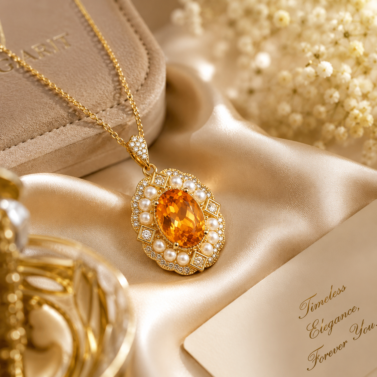Citrine Sol Jewelry Set