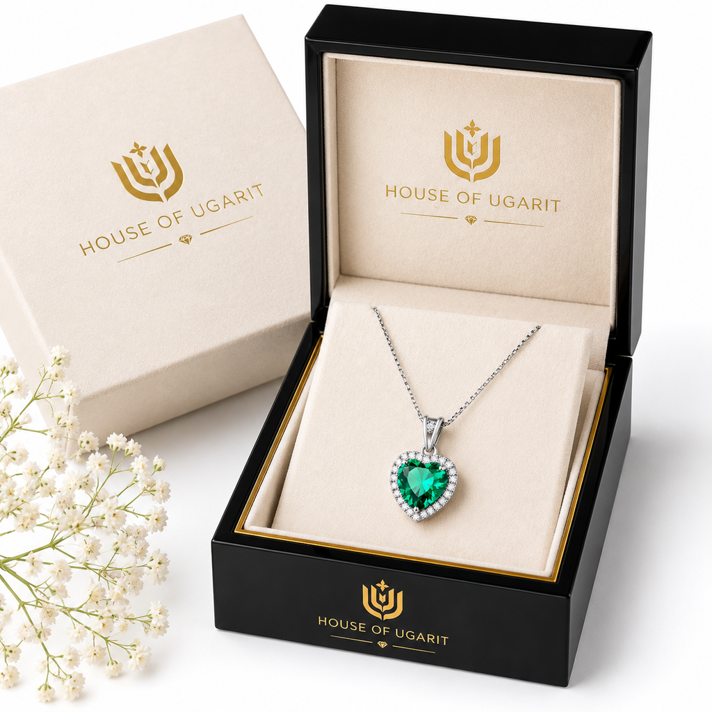 Emerald Heart Necklace