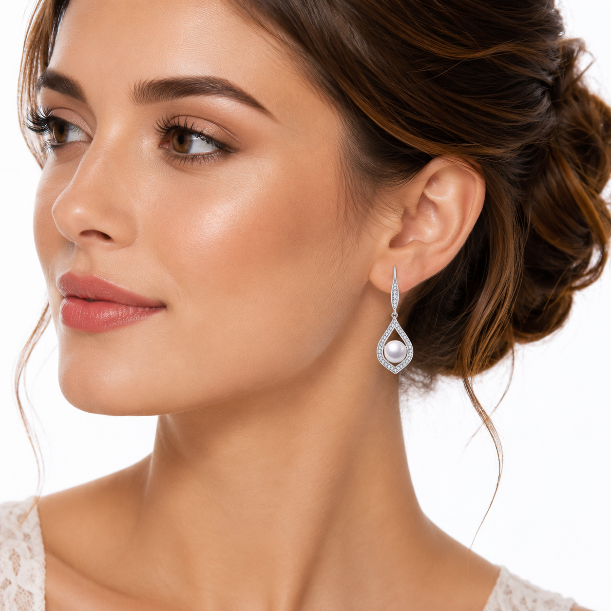 Pearl Royale Teardrop Earrings